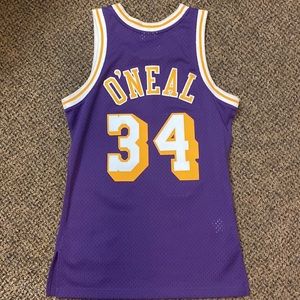 Lakers Shaquille O'Neal Mitchell & Ness jerseys Mens